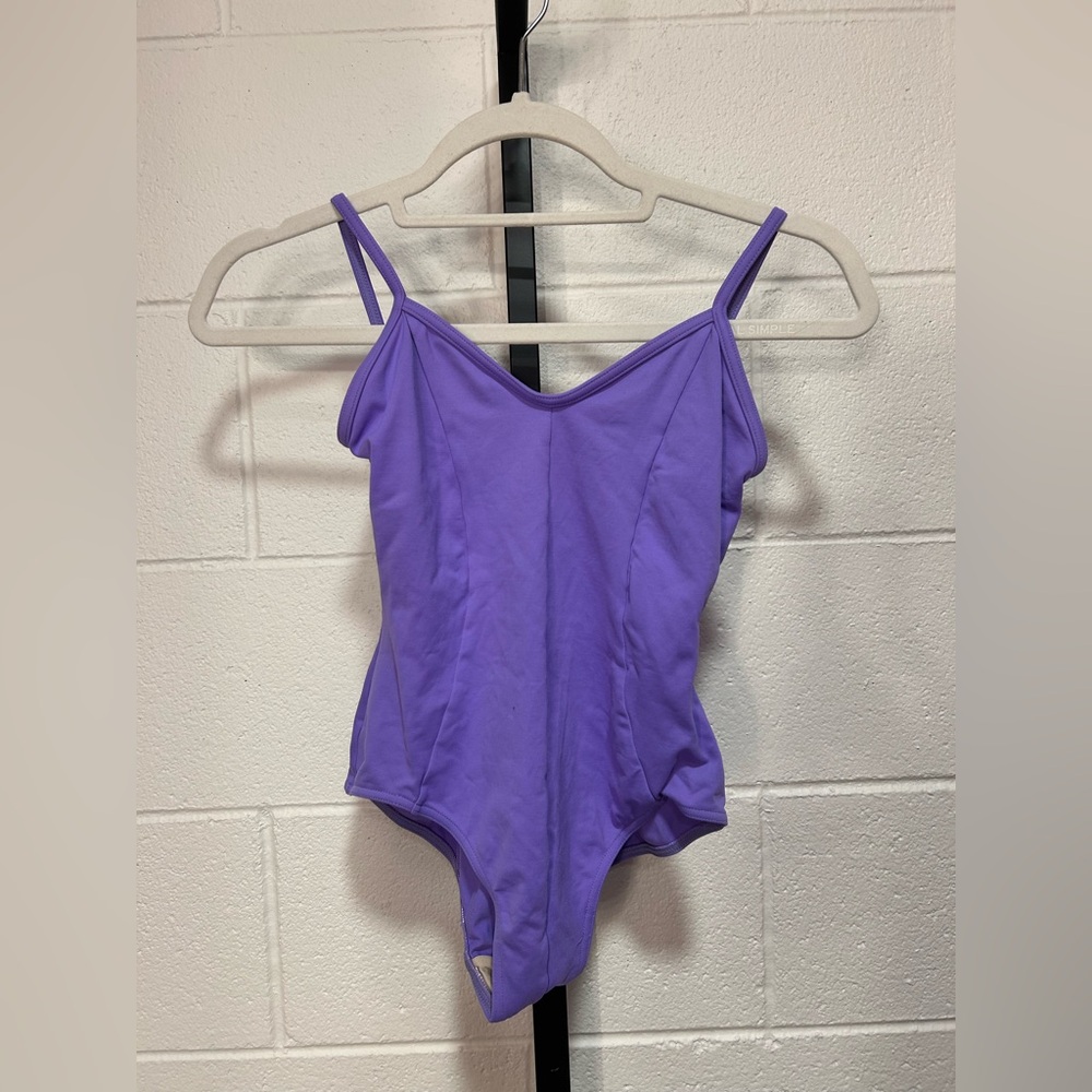 Mirella brand simple thin strap leotard